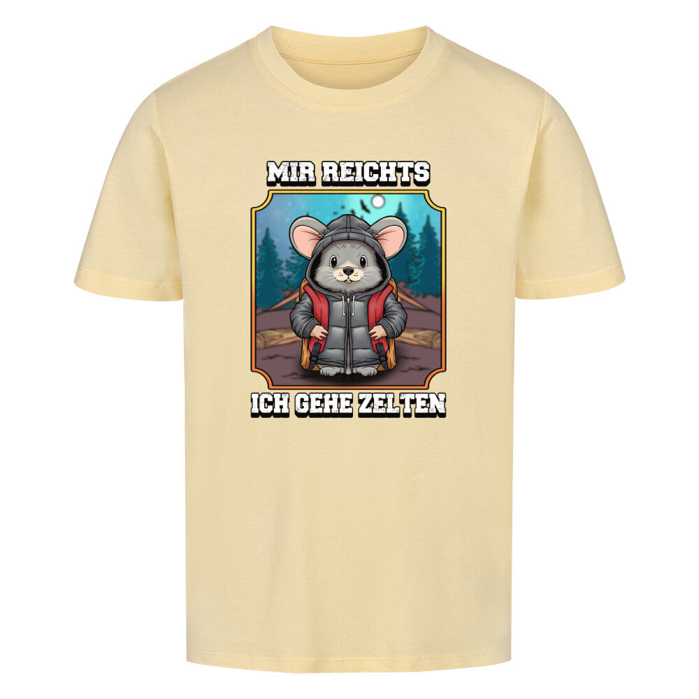 ich gehe zelten Premium Organic Shirt Kids